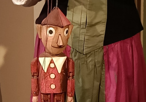 Marionetka sycilijska - postać Pinokio.