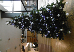 Akcent świąteczny-choinka.