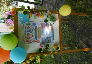 Plakat zapraszający na piknik.